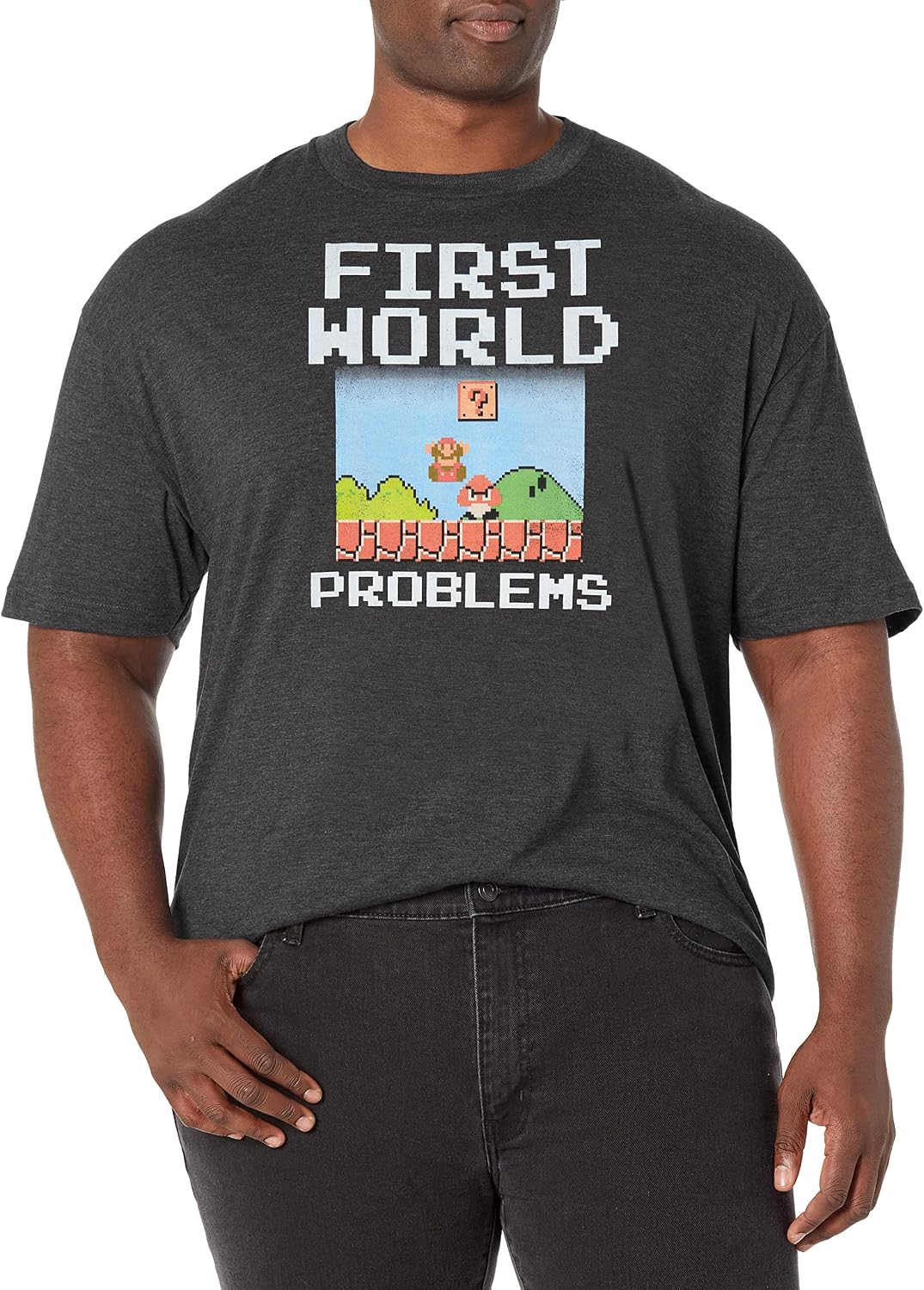 Nintendo Mens Big Tall First World Problems
