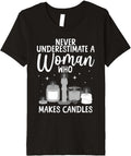Funny Candle Making Design for Women Girls Lady Candle Maker Premium