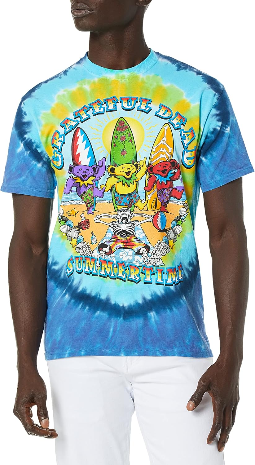 Liquid Blue Mens Grateful Dead Beach Bear Bingo