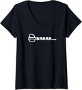 Womens Brrr Printer V Neck