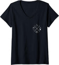 Womens Barista Coffee Espresso Cappuccino Coffee Maker V-Neck