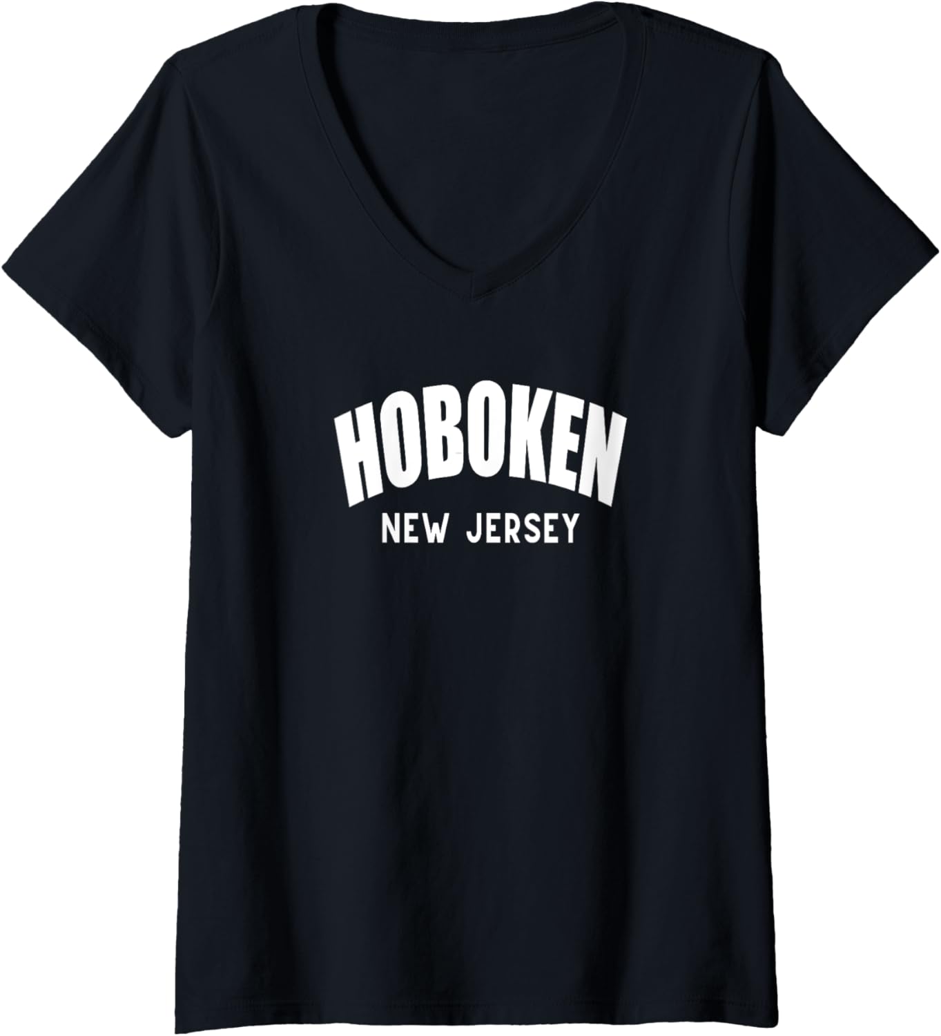 Womens Hoboken Usa New Jersey Sports America V Neck