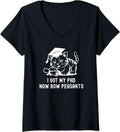 Womens I Got My Phd Now Bow Peasants Phd Cat Doctorate Cat