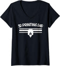 Womens Cool 3D Printing Dad Papa 3D Printer Lovers Print Geeks V