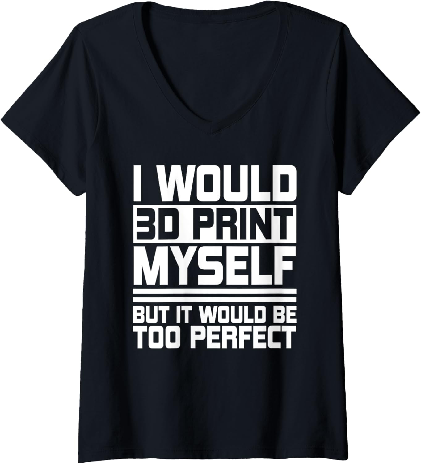 3D Printing Modeling Digital Artist 3D Printer Art V Neck