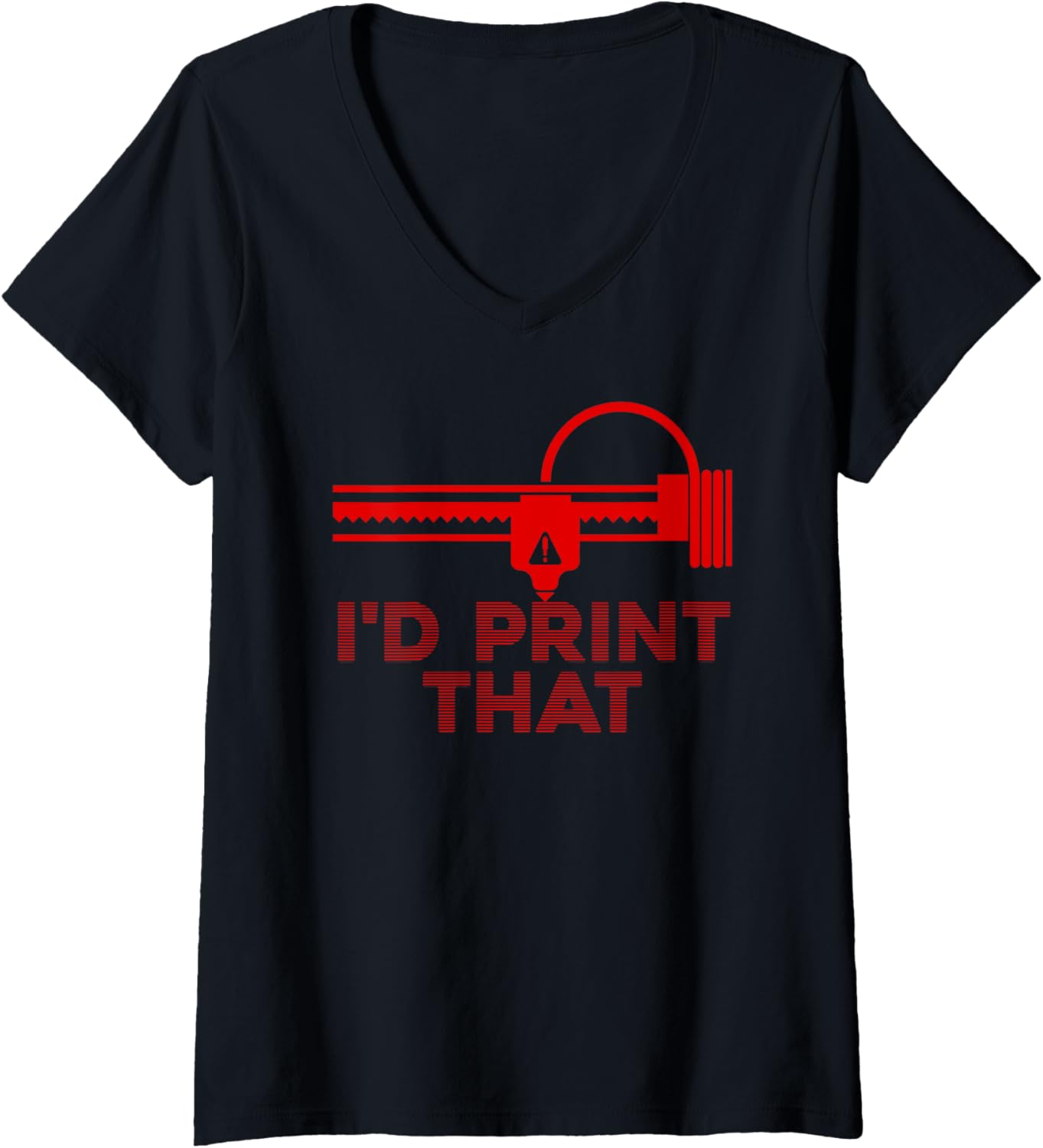 Womens Cute 3D Printing Men Women 3D Printer Lovers Print Geeks V
