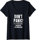 Womens Printer Technician V Neck