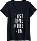 Womens Crocheting Funny Saying Yarn Gift V-Neck