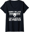 Womens Cool 3D Printing Men Women 3D Printer Lovers Print Geeks V
