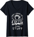 Womens Funny Printer V Neck