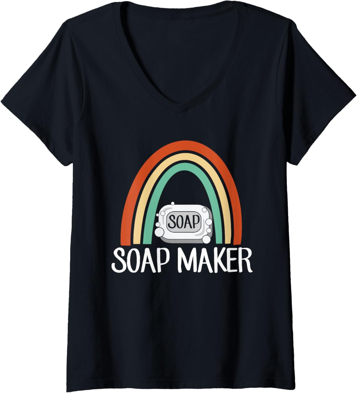 Womens Soap Making Soap Maker V-Neck