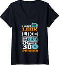 Womens I Might Look Like Im Listening To You Funny 3D Printer