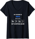 Womens Printer Funny Quote Badass On My Resume V Neck