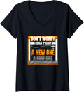 Womens 3D Printer Model Making Design Funny 3D Printing V Neck