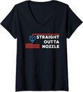3D Printing Straight Outta Nozzle 3D Printer Geek V Neck