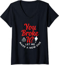 Womens 3D Printer Design 3D Printing Enthusiasts V Neck