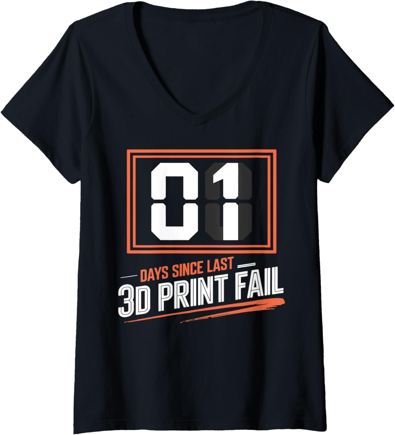 Womens Funny 3D Printing Service Business Owner 3D Printer Lovers V Neck
