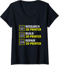 Womens Things I Do In My Spare Time Funny 3D Printing Workers