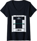 Womens 3D Printer V Neck