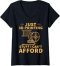 Womens Stuff 3D Printing Design 3D Printer V Neck