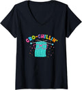 Cro-Chillin | Crocheting Knitting Yarn | Knitter Crocheter V-Neck