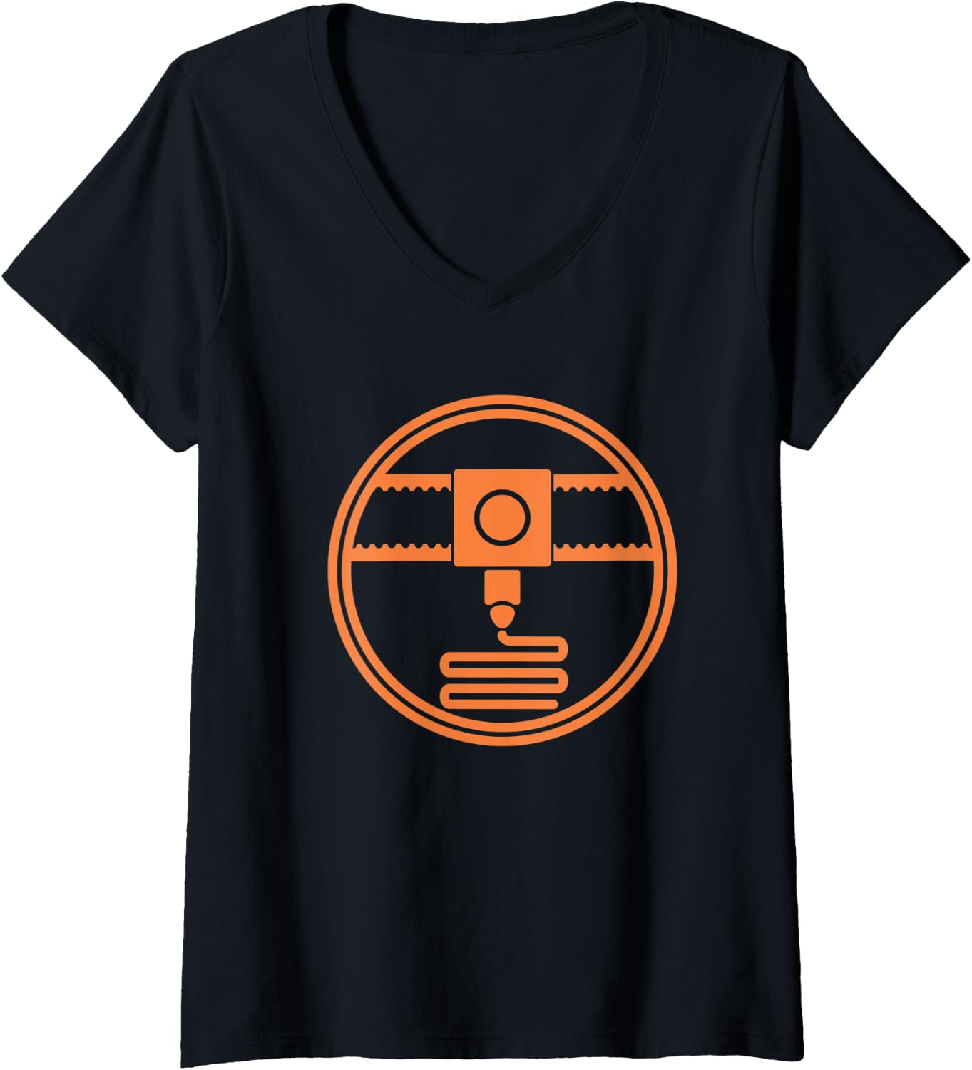 Womens 3D Printing Maker Design 3D Printer Makers V Neck