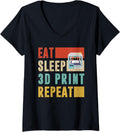 Womens 3D Print Repeat Filament 3D Printer Tech 3D Print Technician V