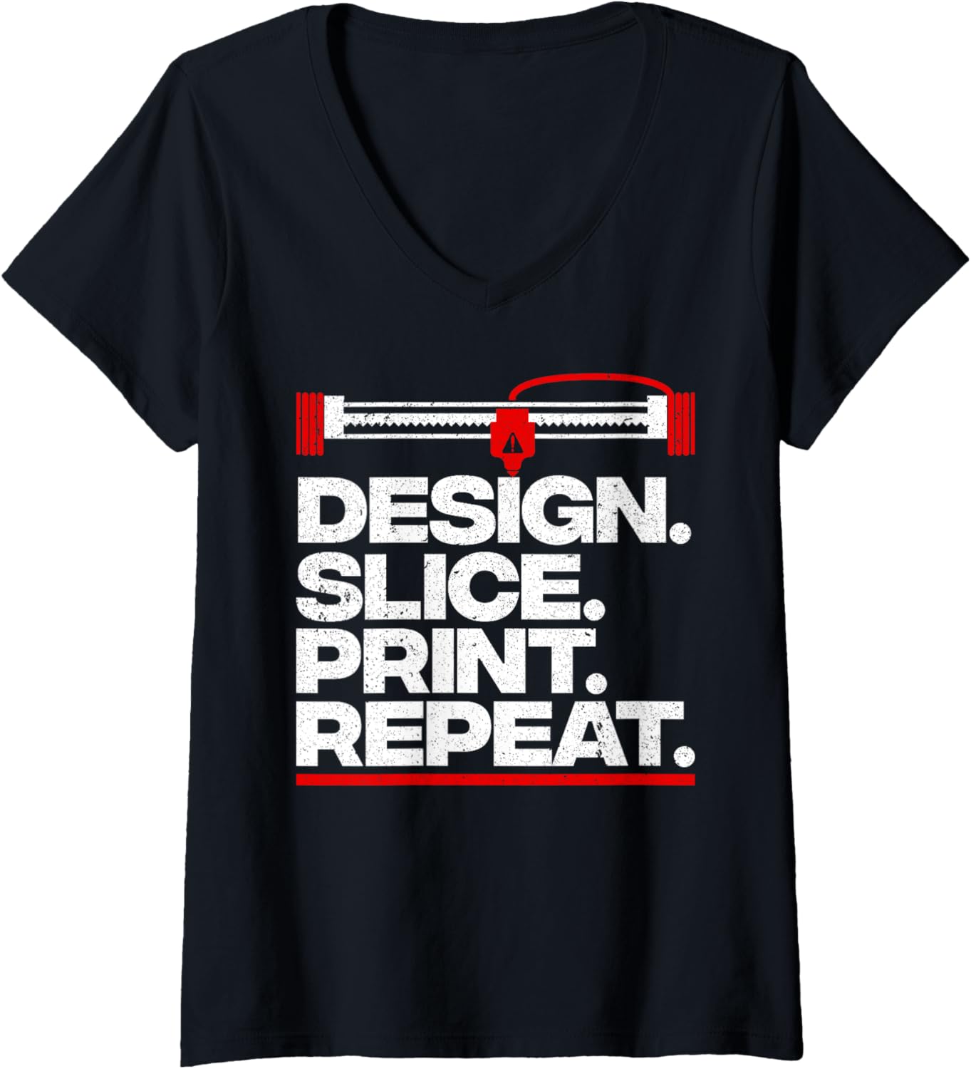 Womens Cool 3D Printing Design Men Women Print Geek 3D Printer V