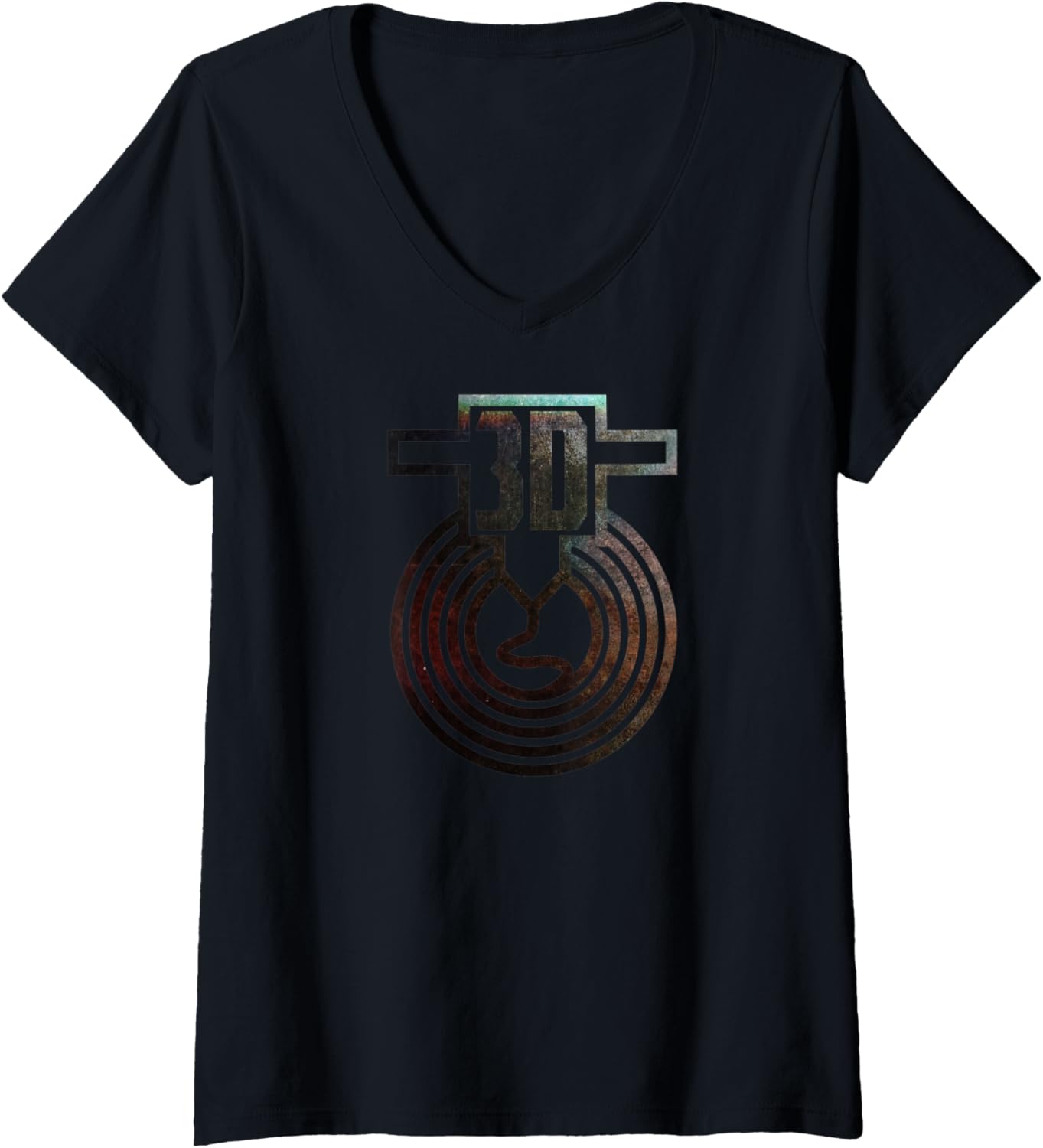 Womens 3D Printing Filament Benchy 3D Printer V Neck