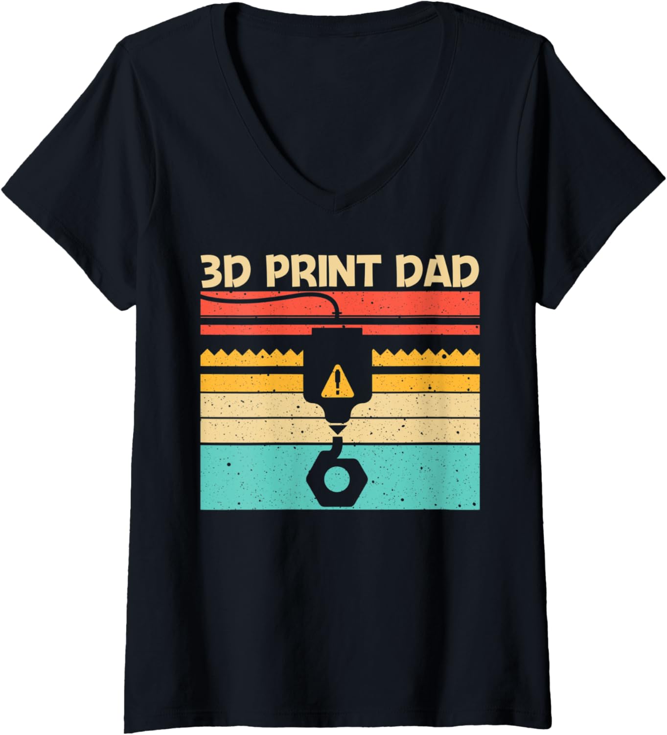 Womens Cool 3D Print Design Dad Men 3D Printer Lover Printing V