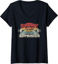 Womens Retro Vintage Sorry Im Late I Had To Watch My 3D