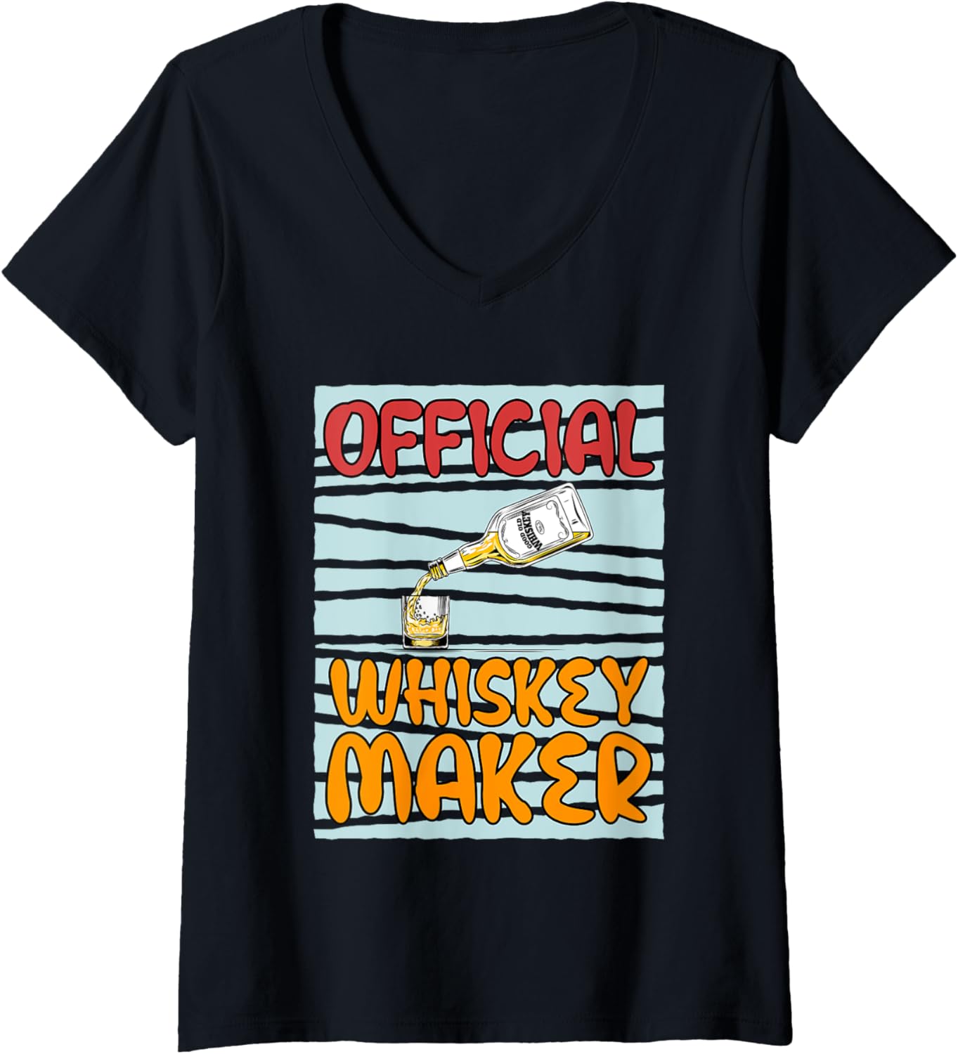 Officially Whiskey Maker Cooking Chef V-Neck