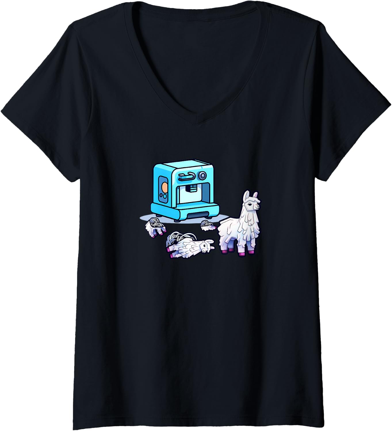3D Printer With Failed Prints Design 3D Printing V Neck