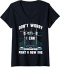 Womens Dont Worry I Can Print A New One Dad Joke Funny