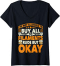Womens Im Not Allowed To Buy All Filaments 3D Printing Geek V