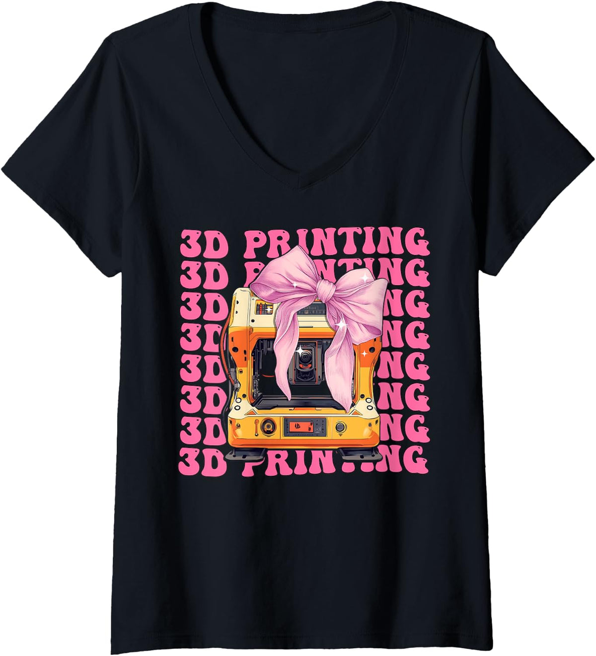 Womens Coquette Bow 3D Printing 3D Printer Girl Mom Mothers Day V