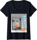 3D Printer Action Graphic V Neck