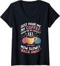 Womens Yarn Addict Crochet Club Hand Me My Crochet Lover Yarn Lover V-Neck
