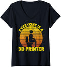 Womens Retro Everyone Is A 3D Printer Men Women Geek 3D Printing