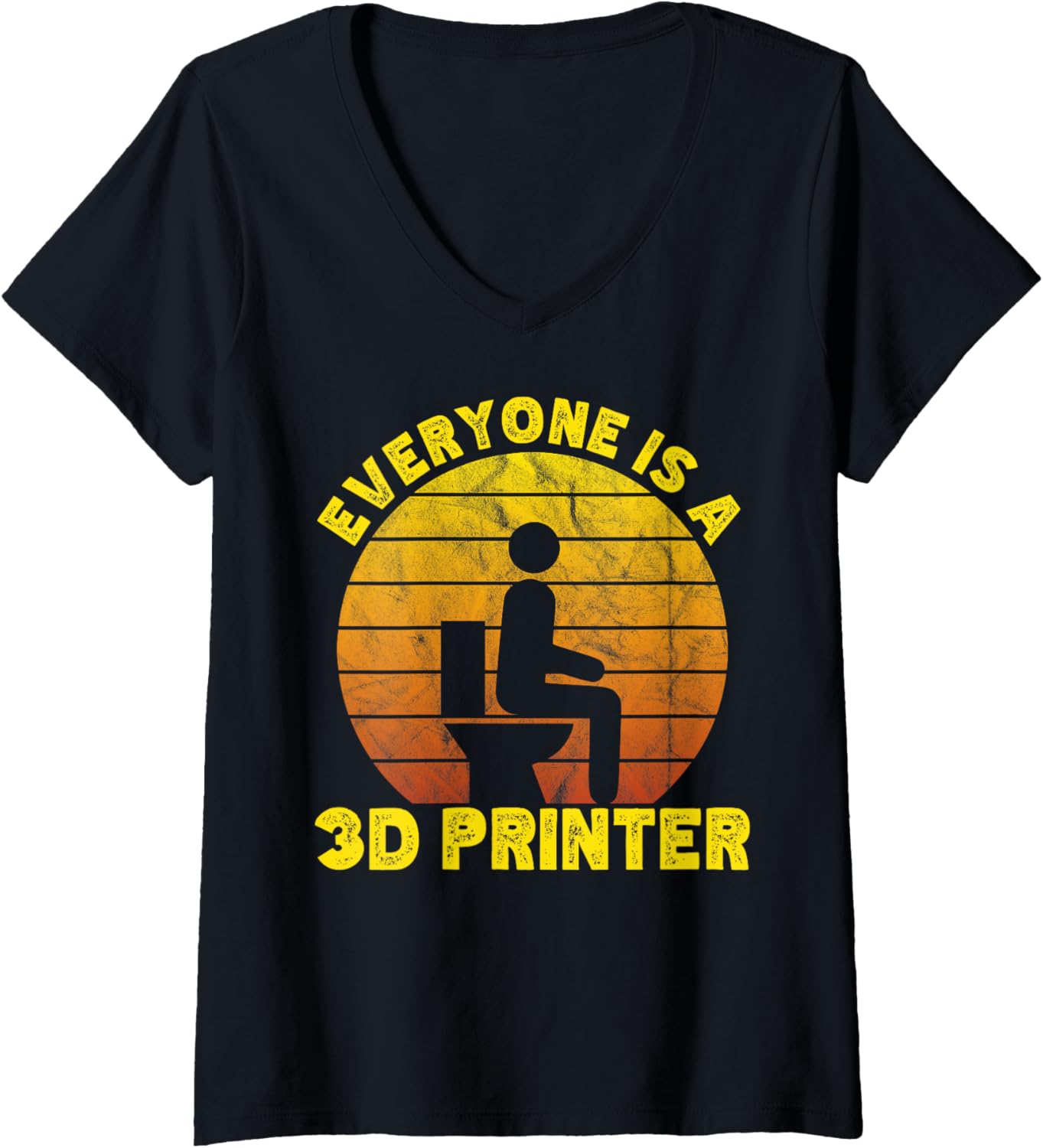 Womens Retro Everyone Is A 3D Printer Men Women Geek 3D Printing