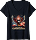 Womens Patriotic Usa Army Us Military Parade 250Th Anniversary 2025 V Neck