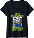 Womens Dont Counterfeit Bankers Hate Competition Money Printer Meme V Neck