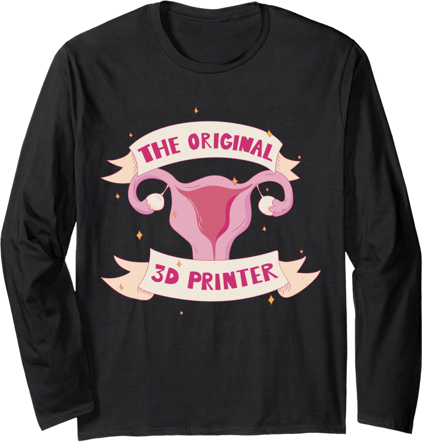 Original 3D Printer Uterus G28 Cnc Funny Geek Women Long Sleeve
