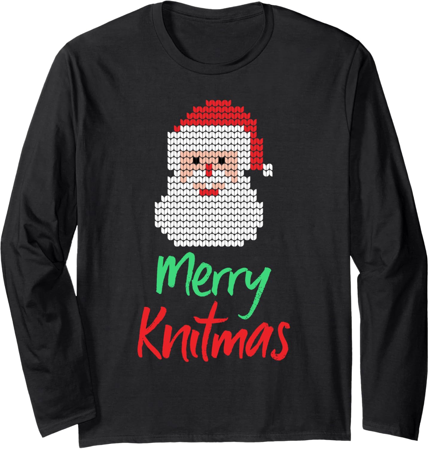 Knitting Christmas Wool Yarn Knitter Merry Knitmas Long Sleeve