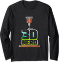 3D Printing 3D Nerd Scanner Printer Long Sleeve