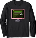 Screen With Code Design 3D Printing Long Sleeve
