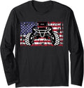 Sxs Utv Side By Side American Flag Outdoors Long Sleeve