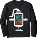 3D Printer Design Slice Print Repair Repeat Funny 3D Print Long Sleeve