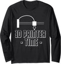 3D Printer Time 3D Printing Printer Long Sleeve