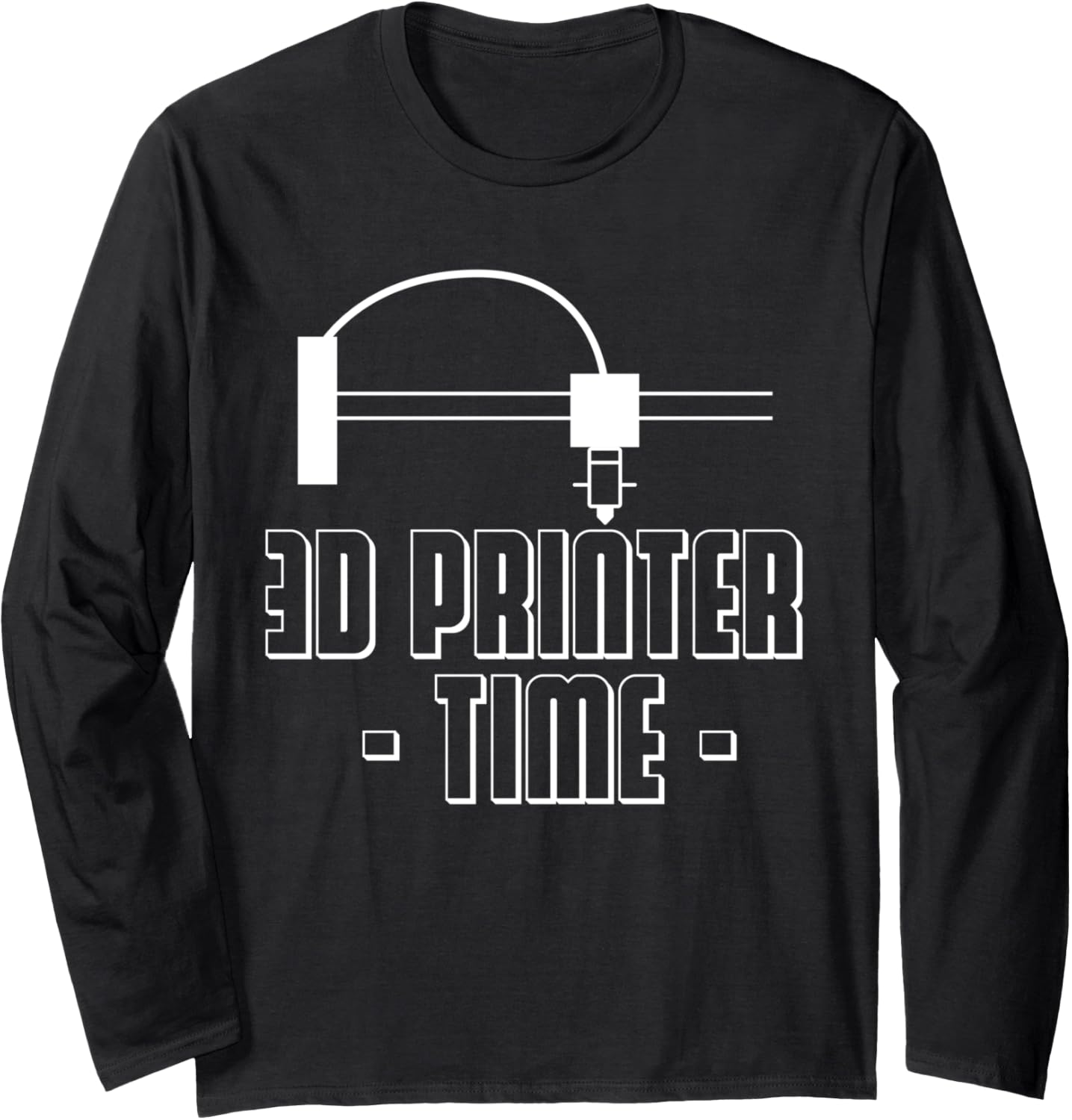 3D Printer Time 3D Printing Printer Long Sleeve
